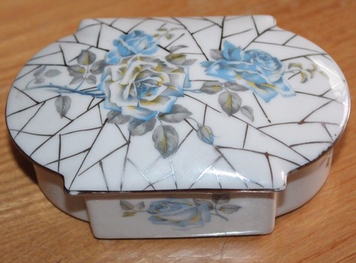 Ancien coffret porcelaine - en,