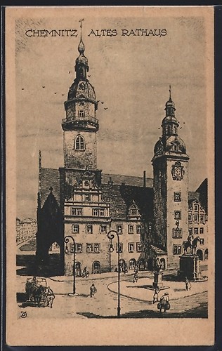 Carte postale artiste - carte,