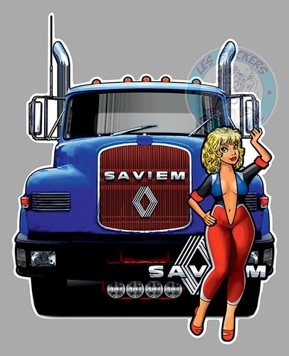 Sticker pin routier - pin, sympa