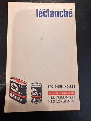 Rare petit carnet publicitaire - petit,