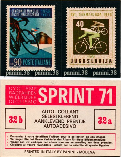 Sticker timbres sprint - sticker, n°32