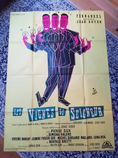 Affiche 1958 LES VIGNES DU SEIGNEUR 120x160 Bar à vin FERNANDEL  /Illust. MARA