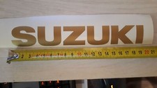 2x Stickers de reservoir SUZUKI Or PAILLETÉ