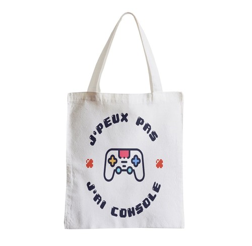 Sac tissu blague peux - en, j'peux