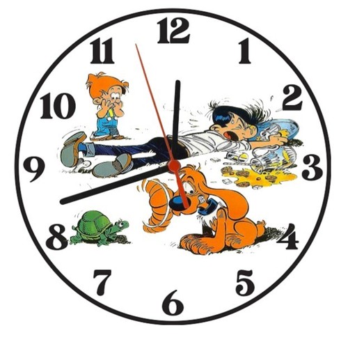 Horloge murale bois - horloge, en
