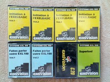 Lot Exelvision / 8 K7 . exel 10 ...