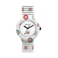Montre HIP HOP EXPO MILANO 2015 HWU0563 Limited Edition Silicone Blanc Italie