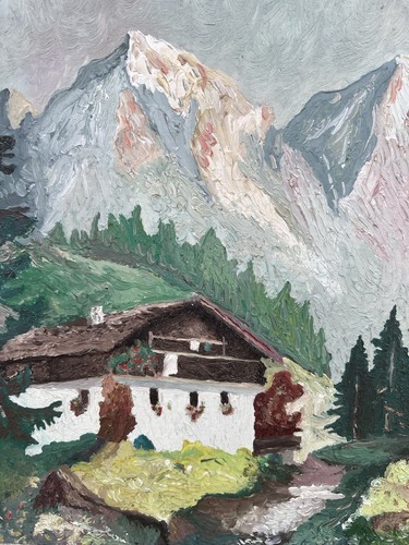 Tableau peinture huile sur - huile,