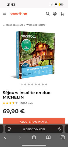 Coffret smartbox week - coffret, week-end