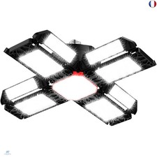 Rafow 200W LED Lampe d'atelier Eclairage de garage 1 PCS - 20000LM 6500K