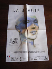 Affiche Enki BILAL - Le Printemps des poètes 2019 - 40 x 60