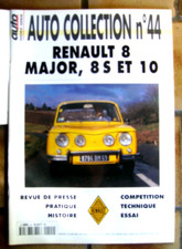 AUTO COLLECTION N°44    RENAULT 8S- MAJOR 1998 - COMPLET - ETAT NEUF