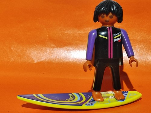 Playmobil figurine surfeur - figurine,