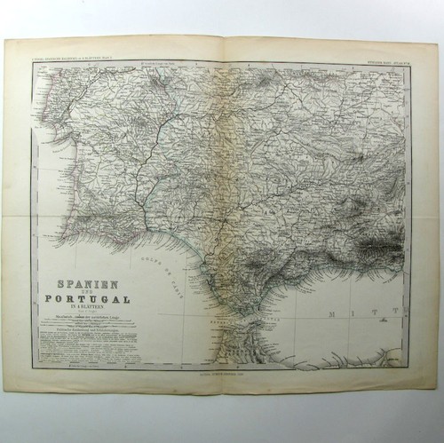 Carte espagne sud - espagne, portugal