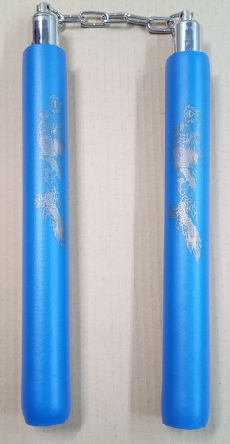 Foam nunchakus blue with - nunchakus,