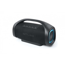 Muse Enceinte Sans Fil Bluetooth 300W avec Bass Boost et Effets Lumineux Noir