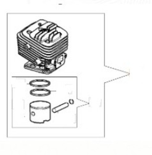 Kit cylindre piston - et,