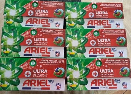 156 doses ariel pods ultra - d,