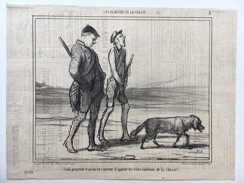 Daumier lithographie - h.daumier, -lithographie