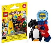 FIGURINE MINIFIGURE LEGO SERIE 16 71013 N°7 LE PHOTOGRAPHE ANIMALIER