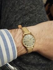 Omega Genève Femme Mécanique Plaque Or Fonctionne