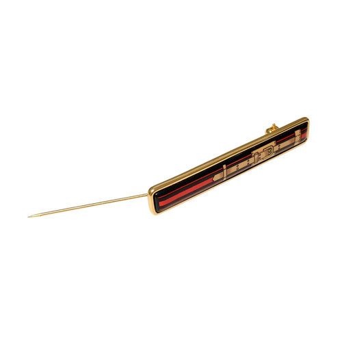 Broche ceinture cloisonnée