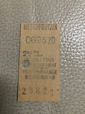 Lot de 4 Anciens tickets du