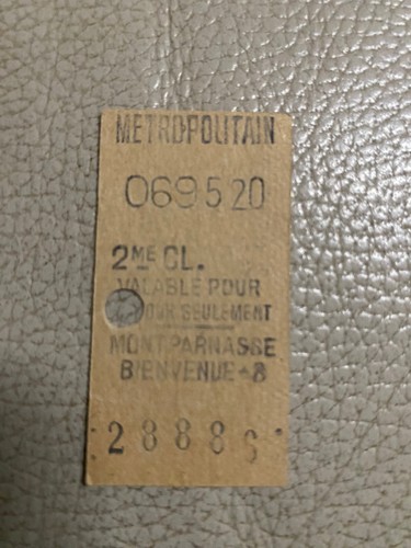 Lot anciens tickets du - de,