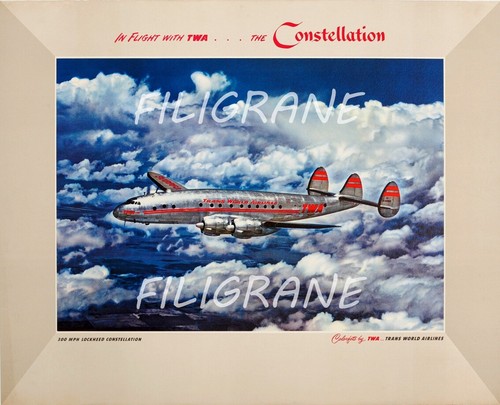 Constellation avion twa rkla - twa,