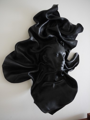 Masque cuir fait - cuir,
