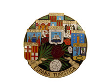 Plaque de calandre émaillée