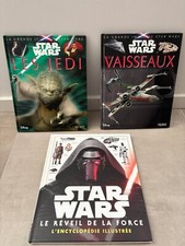 ?Lot 3 livres star wars Imagerie Jedi Vaisseaux Encyclopédie - Très bon état?