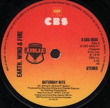 Earth Wind and Fire Saturday