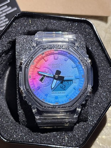 Shock ga2100 transparente - g-shock,