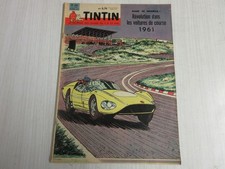 TINTIN 648 23.03.1961 PECHE à la MORUE Les VOITURES de COURSE ROADSTER BUGATTI