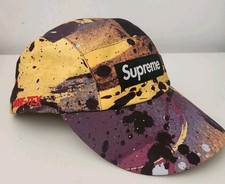 SS20 Supreme Gore-Tex Long Bill Camp Chapeau Imperméable Rammellzee Jaune M/L