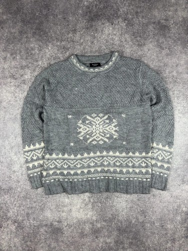 Pull jacquard ethnique papy
