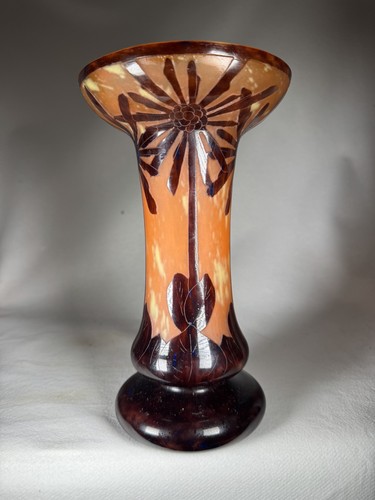 Vase verre français à - le,