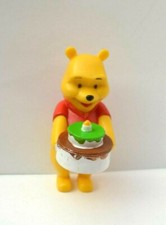JOUET FIGURINE WINNIE L'OURSON OURS GATEAU D'ANNIVERSAIRE DISNEY STYLE PLASTOY
