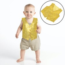  Gilet Paillettes Disco Enfant