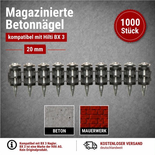 Clous pour béton 1000 - 20,