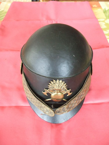Ancien casque pompier - ancien,