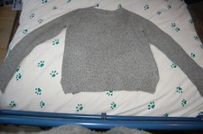 joli petit pull gris  --  pour jeune - fille Taille S