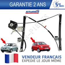 LEVE VITRE AVANT DROIT SANS MOTEUR SEAT AROSA 6H 97-04 & VW LUPO 6X1 6E1 98-05