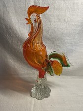 Ancien grand Coq en verre
