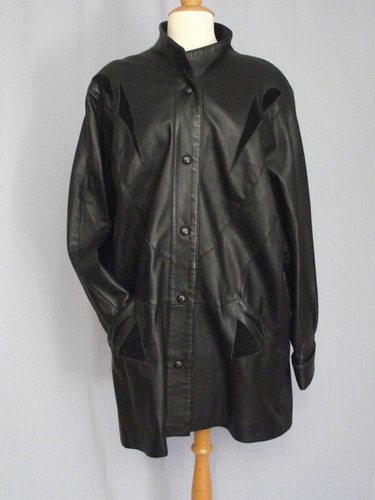 Veste cuir et pièces - en,
