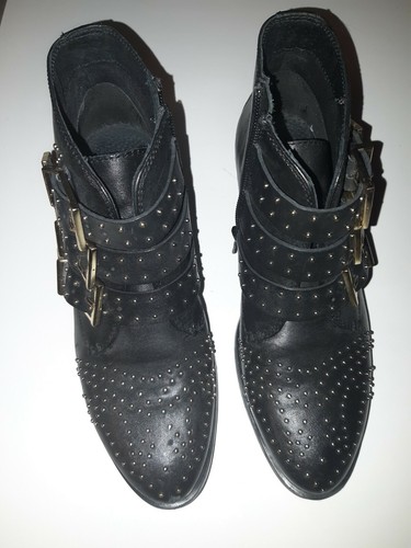 Black western studded - black,