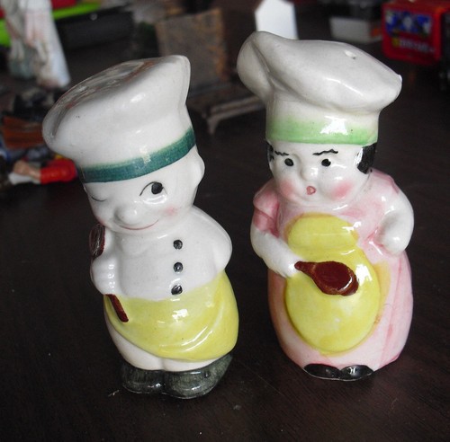 Vintage japan ceramic boy and - ceramic,