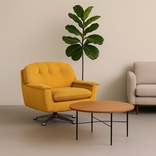 Fauteuil vintage métal - vintage, en
