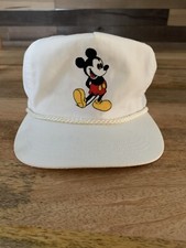 Mickey Mouse White Hat -